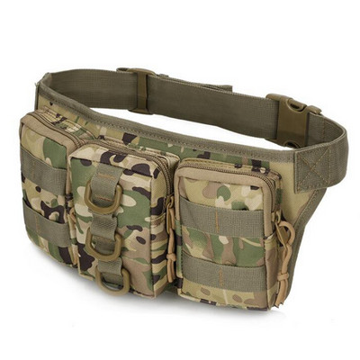 Multi Pocket EDC Tools Sling jostas soma tālruņiem Luktura maisiņš EDC Fanny Pack Bag Mode Medību jostas soma EDC organizators