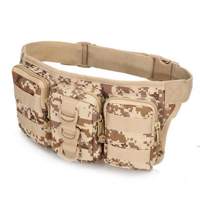 Multi Pocket EDC Tools Sling jostas soma tālruņiem Luktura maisiņš EDC Fanny Pack Bag Mode Medību jostas soma EDC organizators