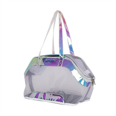 Āra plecu soma kaķiem maziem suņiem Pārnēsājama soma mājdzīvnieku piederumu pārnēsāšanai