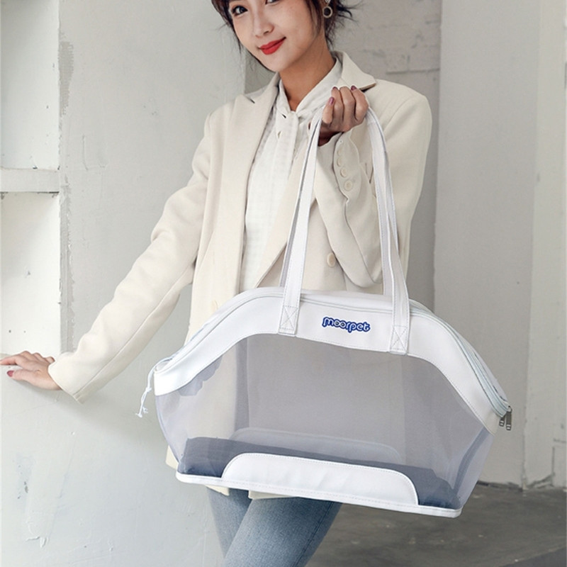 Āra plecu soma kaķiem maziem suņiem Pārnēsājama soma mājdzīvnieku piederumu pārnēsāšanai