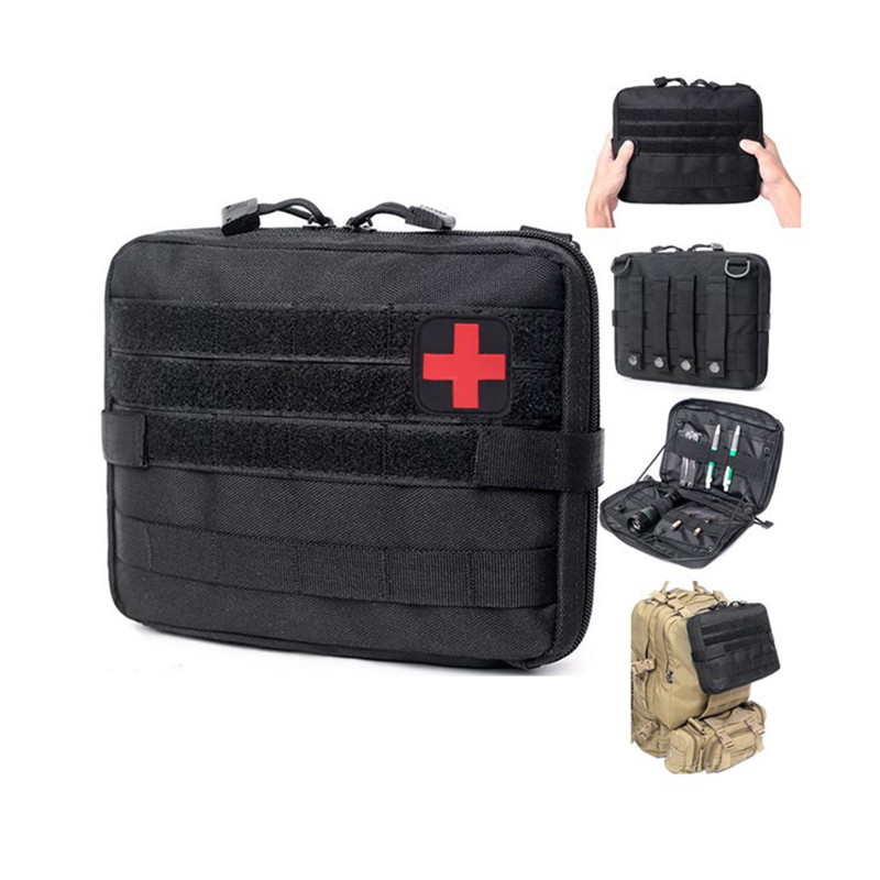 Taktička Molle torbica Vojna medicinska EDC EMT torba za prvu pomoć Emergency Pack 1000D najlon Lovačke torbe za pojas za planinarenje Vodootporne