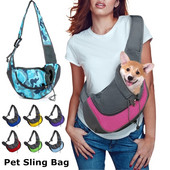 Āra ceļojumu suns plecu soma Tīkla Oxford Single Comfort Sling rokassomiņa Tote Soom Pet Puppy Carrier S/L