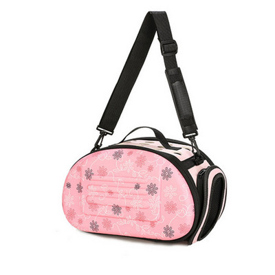 Többfunkciós macskatáskák divatos virágmintás Eva hordozható válltáska Összecsukható macskák kutyák szállítódoboza utazó kempinghez