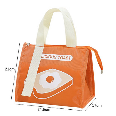 Slatka prijenosna termalna torba za ručak za žene, djecu, torba za pohranu hrane, putna torbica za obrok za piknik, izolirana rashladna torba Bento