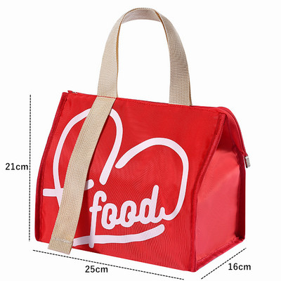 Slatka prijenosna termalna torba za ručak za žene, djecu, torba za pohranu hrane, putna torbica za obrok za piknik, izolirana rashladna torba Bento