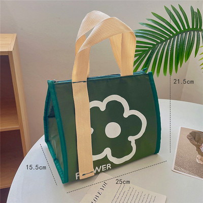 Slatka prijenosna termalna torba za ručak za žene, djecu, torba za pohranu hrane, putna torbica za obrok za piknik, izolirana rashladna torba Bento