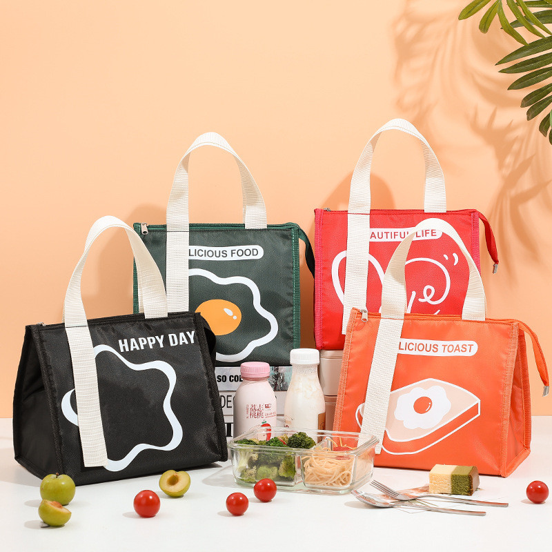 Slatka prijenosna termalna torba za ručak za žene, djecu, torba za pohranu hrane, putna torbica za obrok za piknik, izolirana rashladna torba Bento