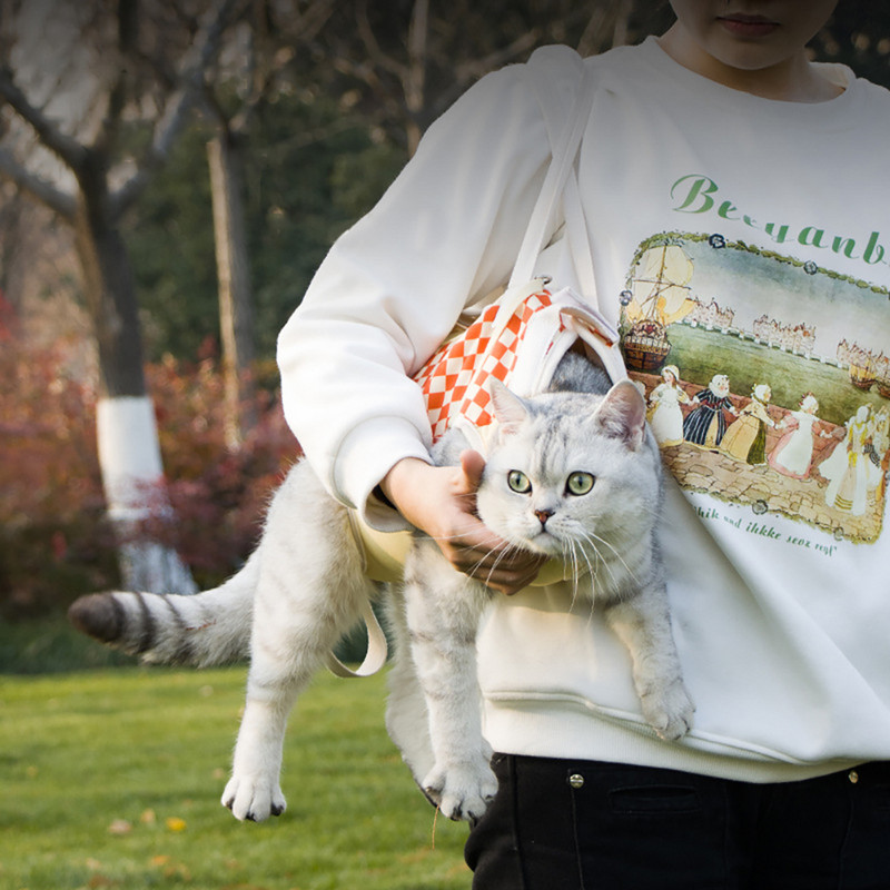 Mājdzīvnieka plecu soma ar kāju caurumu Mājdzīvnieku pārnēsāšanas soma Izturīga valkājama vienkrāsaina mājdzīvnieku iepirkumu soma soma kaķu kaķēnam