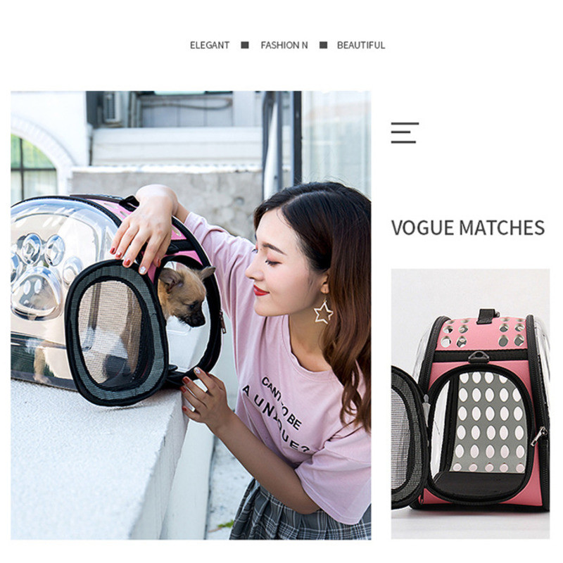 Torba za prijevoz kućnih ljubimaca Torbe za mačke, prozračne, sklopive, male pse, vanjske torbe za nošenje na rame, nošenje mačaka, kavez za svemirske kapsule