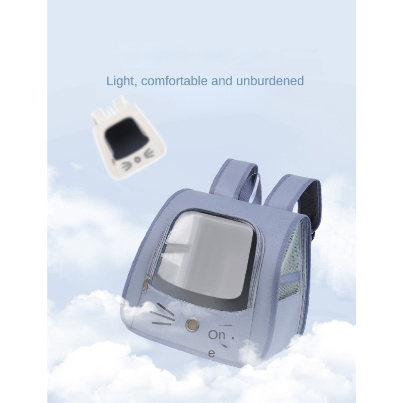 Kaķu soma izbraukšanai Pārnēsājama mugursoma kaķiem visu gadu elpojošs, stresa noturīgs kaķu būris, suņu soma