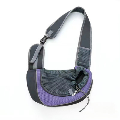 Pārnēsājama mājdzīvnieka priekšējā soma suņu mugursoma Tīkla elpojoša mājdzīvnieka plecu soma āra ceļojumu kucēnu pārvadātājs stropes rokassomiņas maisiņš