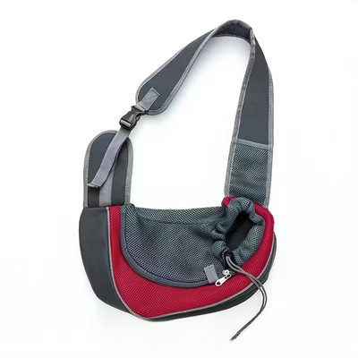 Pārnēsājama mājdzīvnieka priekšējā soma suņu mugursoma Tīkla elpojoša mājdzīvnieka plecu soma āra ceļojumu kucēnu pārvadātājs stropes rokassomiņas maisiņš