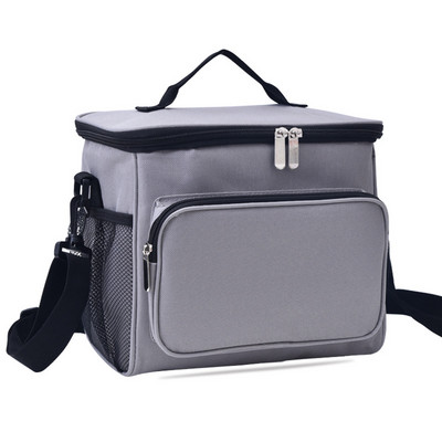 Oxford Insulated Lunch Bag μεγάλης χωρητικότητας Θερμικό κουτί πικνίκ PEVA εξωτερικού χώρου με ιμάντα ώμου Αδιάβροχο πακέτο ψύξης