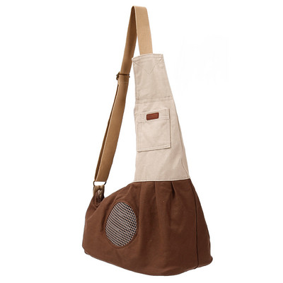 Mājdzīvnieki kucēnu pārnēsāšanas tīkliņš Oksfordas plecu soma āra ceļojumu stropes kaķiem suņiem Kaķēnu elpojoša komforta plecu soma