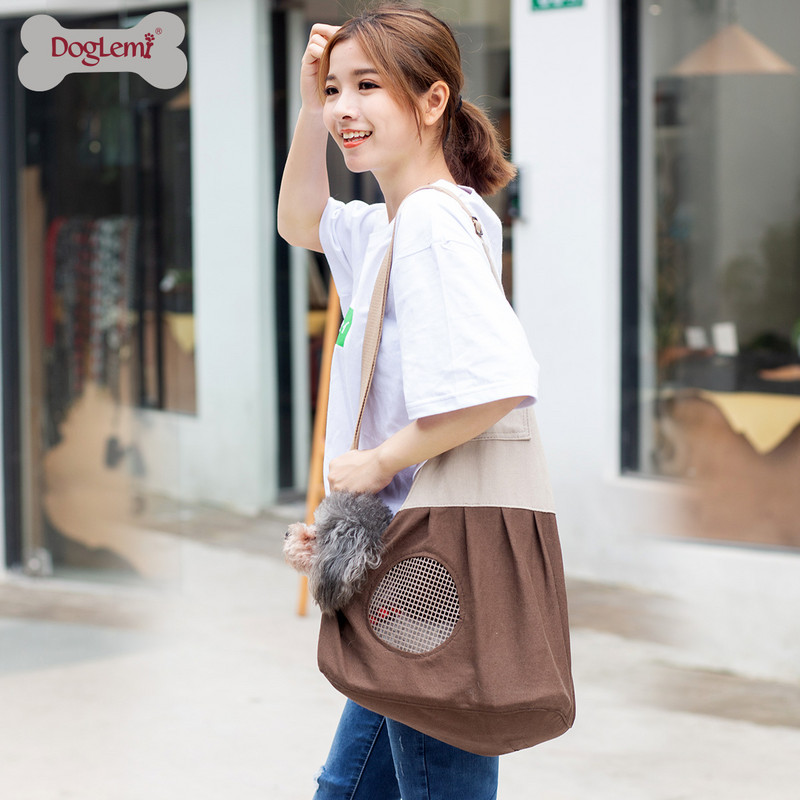 Mājdzīvnieki kucēnu pārnēsāšanas tīkliņš Oksfordas plecu soma āra ceļojumu stropes kaķiem suņiem Kaķēnu elpojoša komforta plecu soma