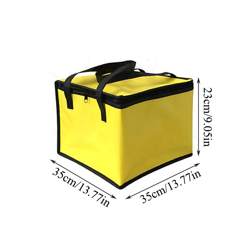 Izoliuotas terminis aušintuvo maišelis Vėsus pietus maistas Gėrimų dėžutės Gėrimų laikymas Didelis kvadratas Šaldomi maišeliai su užtrauktuku iškylai skardos folijos maisto maišeliai
