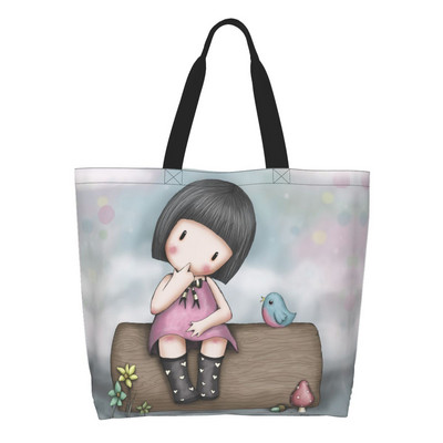 Sieviešu lielas ietilpības tote iepirkumu soma SG dizaina tēma Aksesuāri Mode meitenēm karikatūra plecu somas