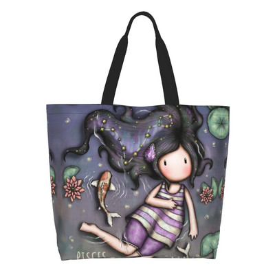 Sieviešu lielas ietilpības tote iepirkumu soma SG dizaina tēma Aksesuāri Mode meitenēm karikatūra plecu somas