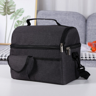 Pusdienu soma Necaurlaidīga ūdensnecaurlaidīga atkārtoti lietojama, izolēta termosoma sievietēm Vīriešu daudzfunkcionāls dzesētājs un siltu pusdienu kaste