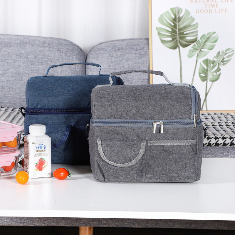 Pusdienu soma Necaurlaidīga ūdensnecaurlaidīga atkārtoti lietojama, izolēta termosoma sievietēm Vīriešu daudzfunkcionāls dzesētājs un siltu pusdienu kaste