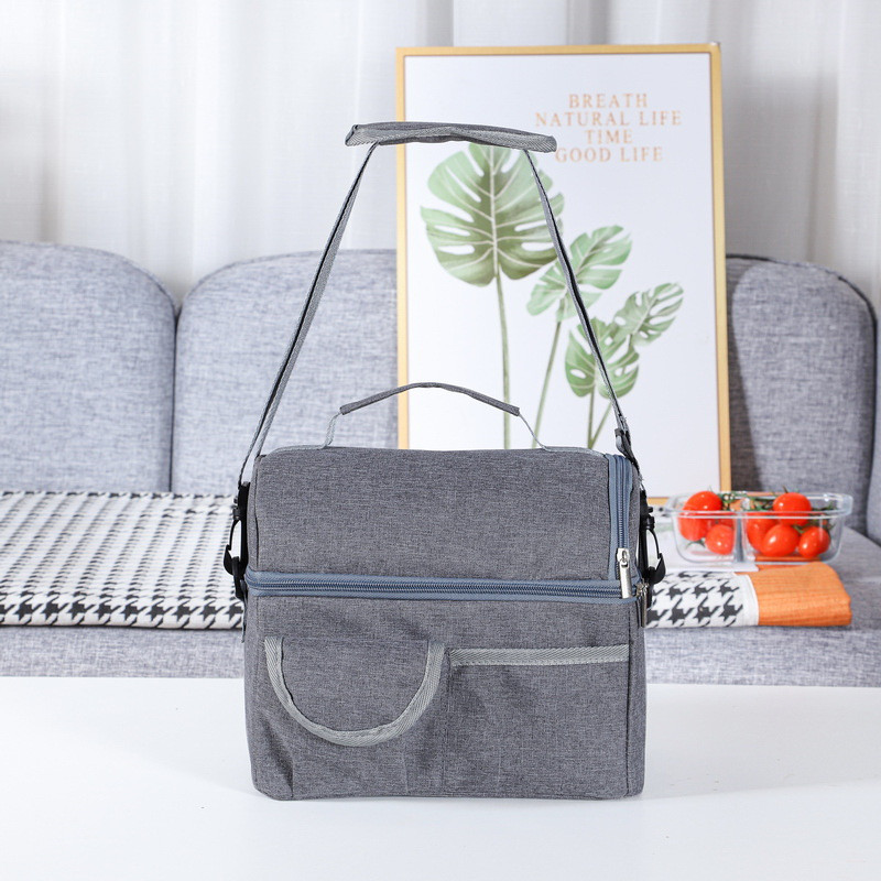 Pusdienu soma Necaurlaidīga ūdensnecaurlaidīga atkārtoti lietojama, izolēta termosoma sievietēm Vīriešu daudzfunkcionāls dzesētājs un siltu pusdienu kaste