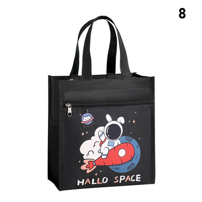 1 gab. Uzglabāšanas soma, izolēta termiskā soma, piknika ceļojumu gudrs dzesētājs, siltā kastīte multfilmas brokastu organizators pusdienu soma Bērnu skolēns