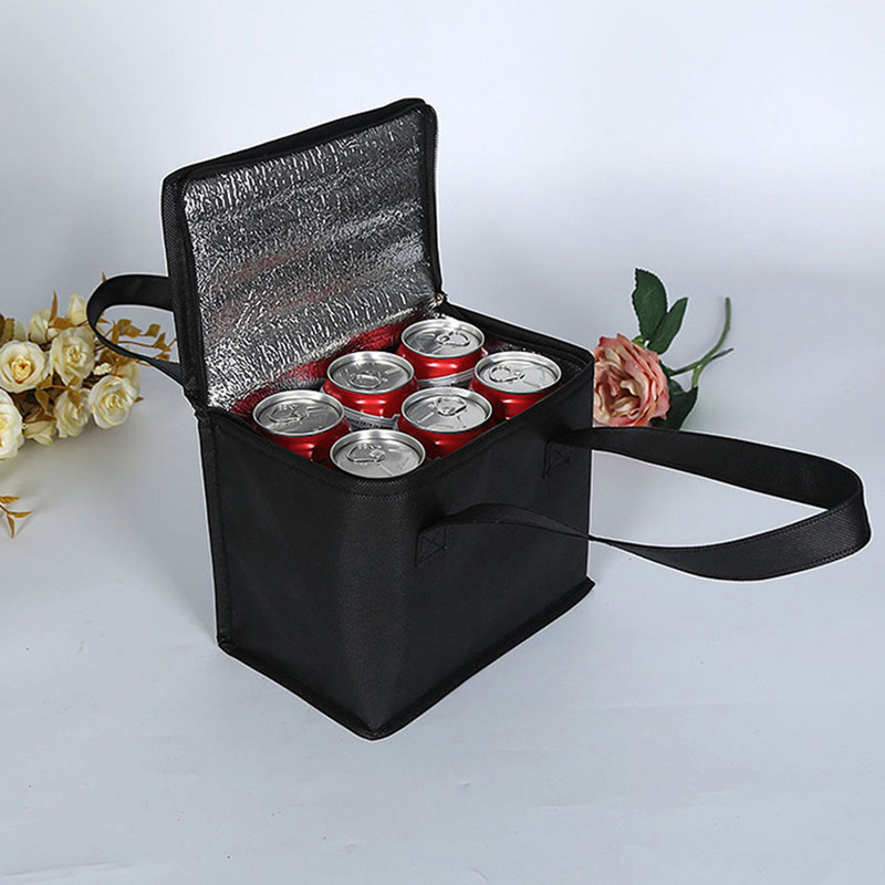 Élelmiszer termikus táska piknik táska szigetelő piknik jégcsomag fogantyúval italhordozó szigetelt táska tengerparti piknik utazáshoz