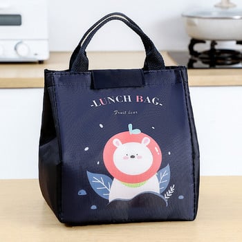 Cartoon Cooler Lunch Bag For Picnic Kids Γυναικείες Ταξιδιωτικές Θερμικό Πρωινό Οργανωτής Αδιάβροχη τσάντα αποθήκευσης Κουτί γεύματος