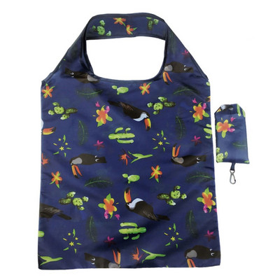 Didelis sulankstomas ekologiškas pirkinių krepšys, daugkartinio naudojimo plaunamos rankinės, didelės talpos pirkinių maišelis ant peties, bakalėjos pakuotės kišenė