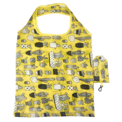 Didelis sulankstomas ekologiškas pirkinių krepšys, daugkartinio naudojimo plaunamos rankinės, didelės talpos pirkinių maišelis ant peties, bakalėjos pakuotės kišenė