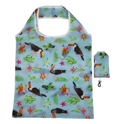 26Styles Környezetbarát bevásárlótáskák Poliészter tárolótáska Összehajtható Újrahasznosítható Élelmiszerek Csomagtartó Újrafelhasználható Tasak Otthoni és lakhatási kellékek