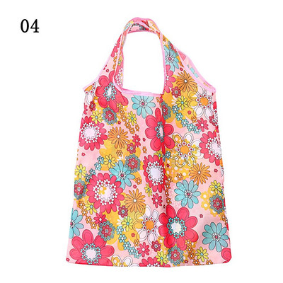 26Styles Környezetbarát bevásárlótáskák Poliészter tárolótáska Összehajtható Újrahasznosítható Élelmiszerek Csomagtartó Újrafelhasználható Tasak Otthoni és lakhatási kellékek