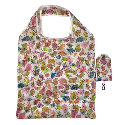 26Styles Környezetbarát bevásárlótáskák Poliészter tárolótáska Összehajtható Újrahasznosítható Élelmiszerek Csomagtartó Újrafelhasználható Tasak Otthoni és lakhatási kellékek