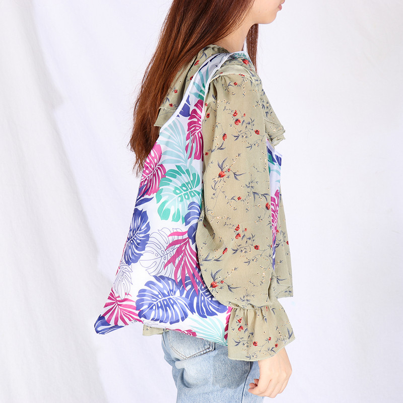 26Styles Környezetbarát bevásárlótáskák Poliészter tárolótáska Összehajtható Újrahasznosítható Élelmiszerek Csomagtartó Újrafelhasználható Tasak Otthoni és lakhatási kellékek