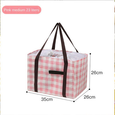 Piknika soma pārnēsājama siltumizolēta dzesētāja kaste liela āra kempinga pusdienu soma āra ūdensnecaurlaidīga sabiezināta alumīnija plēves kaste