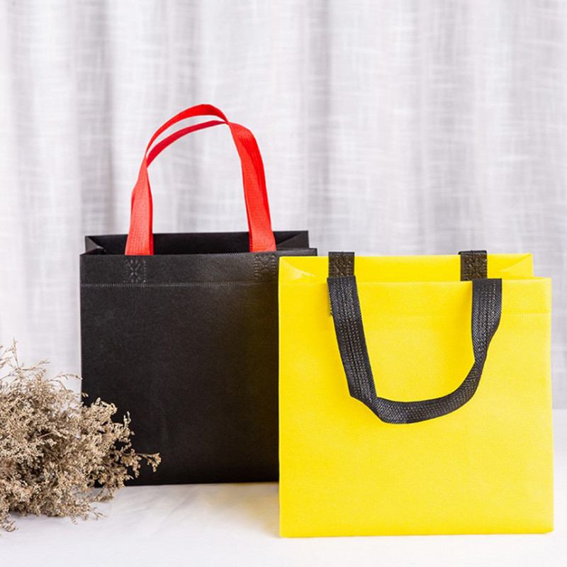 Geantă de cumpărături pliabilă ocazională pentru femei, din țesătură reutilizabilă, geantă de tote nețesă