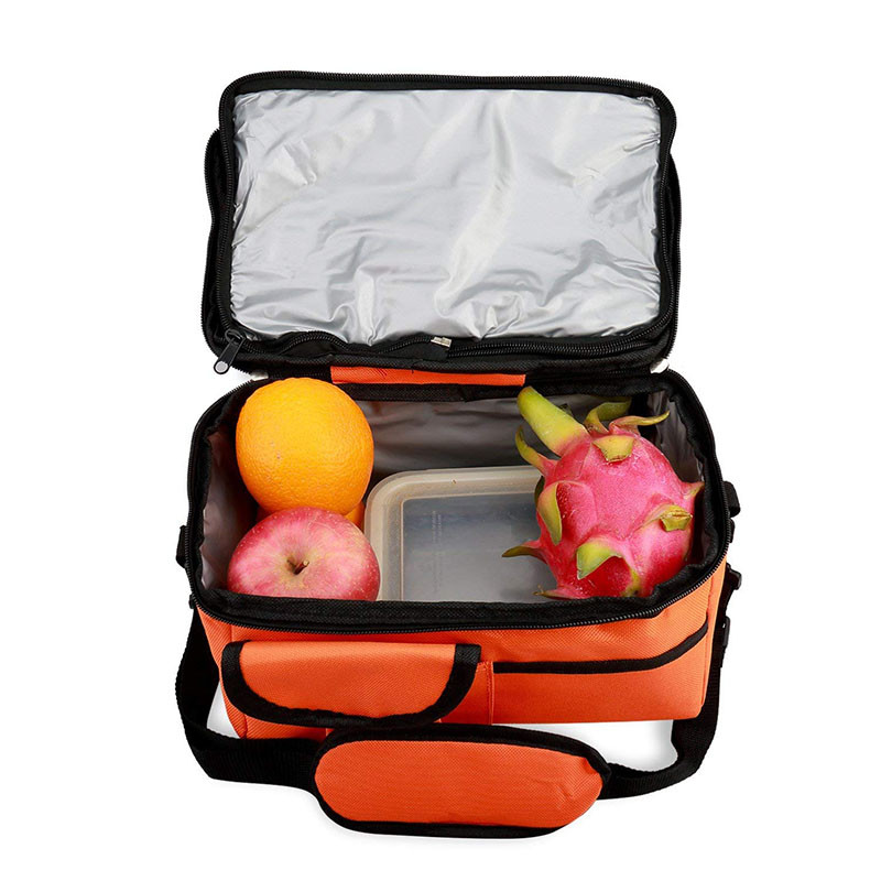 Daugkartinio naudojimo izoliuotas termo maišelis moteriškas vyriškas daugiafunkcis 8 l aušintuvas ir šilumą išlaikanti priešpiečių dėžutė, nepralaidi vandeniui