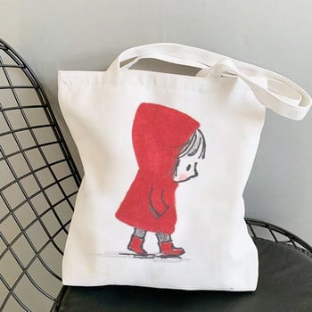 Mafalda Πουλάει καλά Shopping Handbags Tote Shoulder Bag Punk μεγάλης χωρητικότητας Gothic Cartoon Aesthetic Kawaii Painting τσάντες