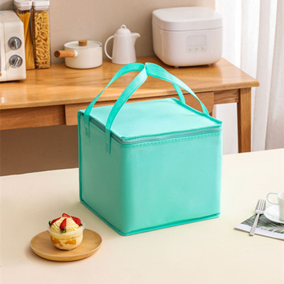 4-8 hüvelykes Pearl Cotton Cake Szigetelt táska Szállítótasak Hűtő Tárolódobozok Ebédzsákok Termikus piknik ételtároló