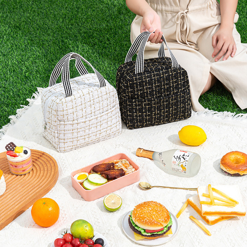Hordozható ebédlőtáskák Hőszigetelő ebédlődoboz Tárolótáska Gyermek iskolai ebédlődoboz táska Pikniktároló Nagy kapacitású táska