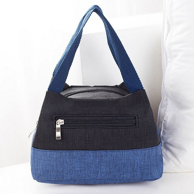 Kempinga piknika soma Pusdienu soma Pārnēsājama liela ietilpība ceļojumu soma Bento Box pārtikas dzērienu glabātava Sieviešu ikdienas rokassomiņa