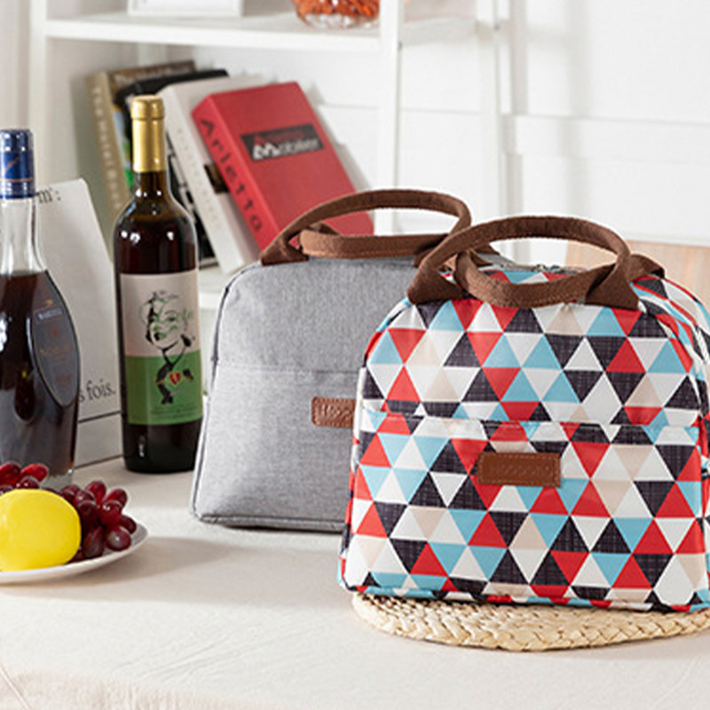 Izolēta pusdienu soma Lielas ietilpības dzesētāja pusdienu kaste darbam birojā Skolas piknikam atkārtoti lietojams pusdienu maisiņu organizators sievietēm