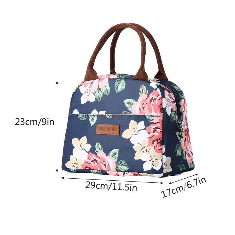 Izolēta pusdienu soma Lielas ietilpības dzesētāja pusdienu kaste darbam birojā Skolas piknikam atkārtoti lietojams pusdienu maisiņu organizators sievietēm