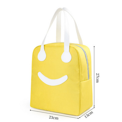 Pārnēsājama kempinga termiskā pusdienu soma Sieviešu darbs Skola Pārtikas izolēts konteiners Mini ledusskapis Dzesēšanas somas Piknika uzglabāšanas rokassomas