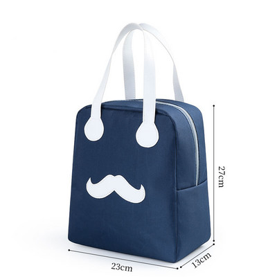 Pārnēsājama kempinga termiskā pusdienu soma Sieviešu darbs Skola Pārtikas izolēts konteiners Mini ledusskapis Dzesēšanas somas Piknika uzglabāšanas rokassomas