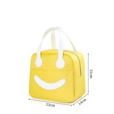 Pārnēsājama kempinga termiskā pusdienu soma Sieviešu darbs Skola Pārtikas izolēts konteiners Mini ledusskapis Dzesēšanas somas Piknika uzglabāšanas rokassomas