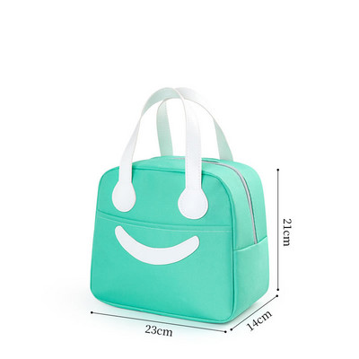 Pārnēsājama kempinga termiskā pusdienu soma Sieviešu darbs Skola Pārtikas izolēts konteiners Mini ledusskapis Dzesēšanas somas Piknika uzglabāšanas rokassomas