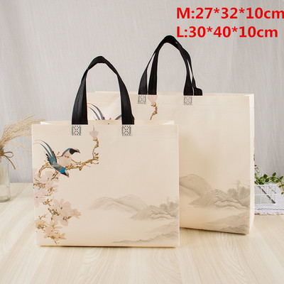 Modes rozā, flamingo apdrukāta iepirkumu soma, neausta auduma ekoloģiska iepirkumu maisiņš Atkārtoti lietojama rokassomiņa Ceļojumu pārtikas preču saliekamās somas