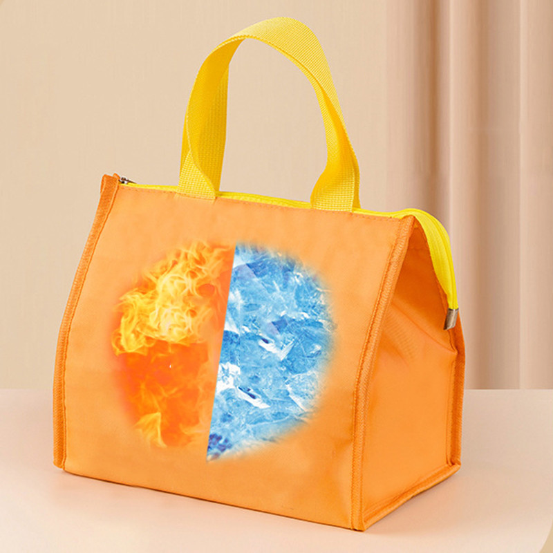 Pārnēsājami Oksfordas pusdienu maisiņi Svaigs aukstuma maisiņš biroja studentiem Ērts pusdienu kastīte Tote Couples Zili rozā pārtikas konteineru soma