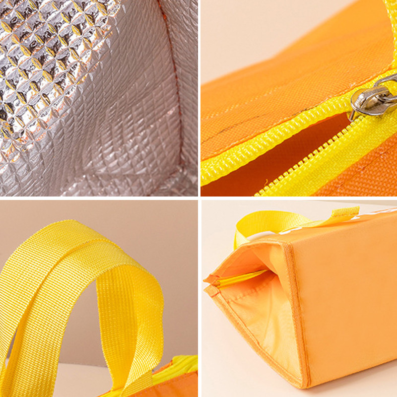 Pārnēsājami Oksfordas pusdienu maisiņi Svaigs aukstuma maisiņš biroja studentiem Ērts pusdienu kastīte Tote Couples Zili rozā pārtikas konteineru soma